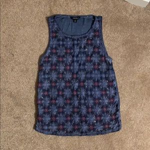 Lucky Brand Beaded Tank Top